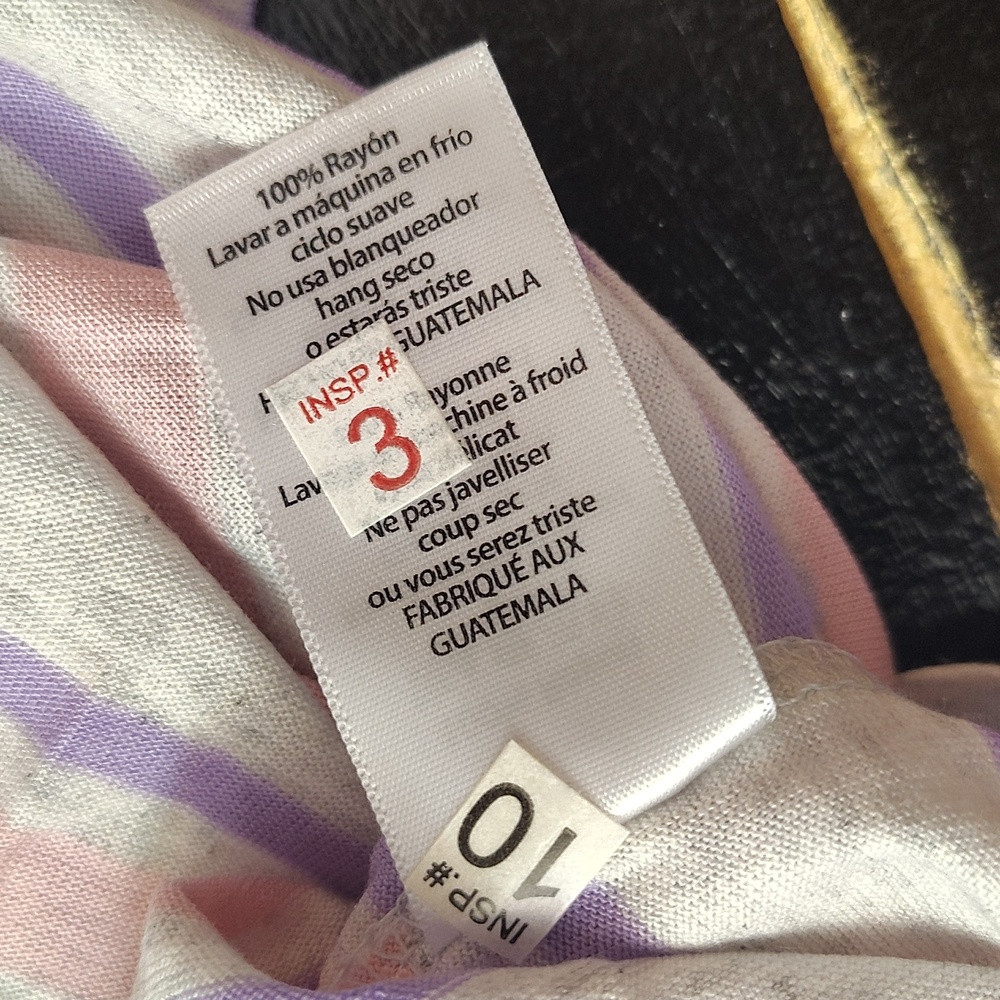 LuLaRoe Randy Multicolor Striped Top - Picture 13 of 13
